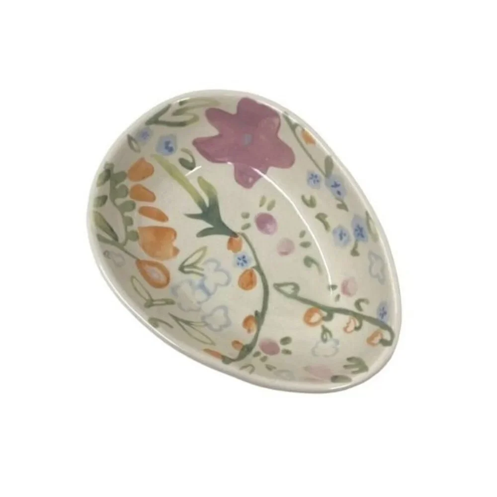 Threshold stoneware floral
